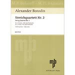 String Quartet no. 2 in D, study score; Alexander Borodin (M.P. Belaieff)
