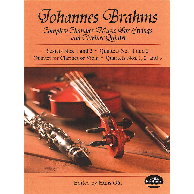 Complete Chamber Music for Strings, Score; Johannes Brahms (Dover Publications)