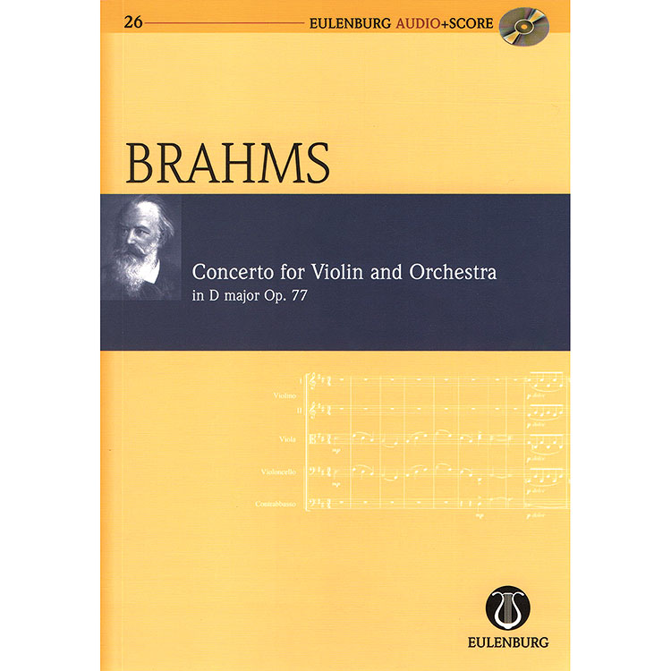 Concerto in D Major, op. 77, Study Score/CD; Brahms