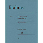 Piano Quintet in F Minor, op. 34; Johannes Brahms (G. Henle Verlag)