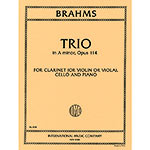 Piano Trio in A Min. op.114,Clarinet (or violin or viola) with cello and piano; Johannes Brahms (International)