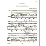 Piano Trio in B Major, op. 8; Johannes Brahms (C. F. Peters)