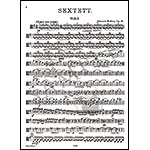 String Sextet in G Major, op. 36; Johannes Brahms (C. F. Peters)