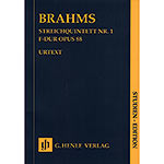 String Quintet No. 1 in F Major, Op. 88 (Study Score); Brahms (Henle)