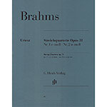 String Quartets, op. 51, nos. 1 & 2; Brahms (Hen)