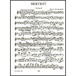 String Sextet in B-flat Major, opus 18; Johannes Brahms (Edition Peters)
