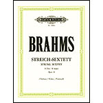 String Sextet in B-flat Major, opus 18; Johannes Brahms (Edition Peters)