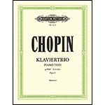 Piano Trio, opus 8 in G Minor; Frederic Chopin (Edition Peters)