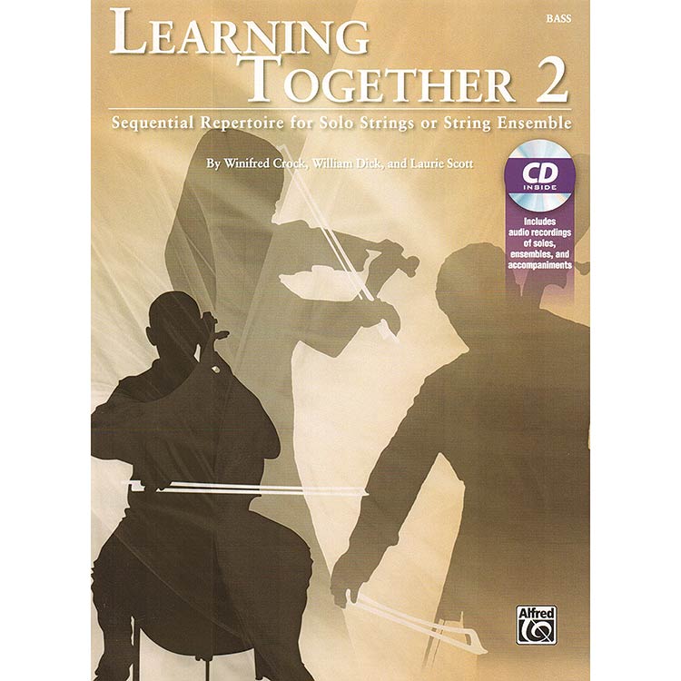 Learning Together 2, Bass, Book and CD; Winifred Crock, William Dick & Laurie Scott