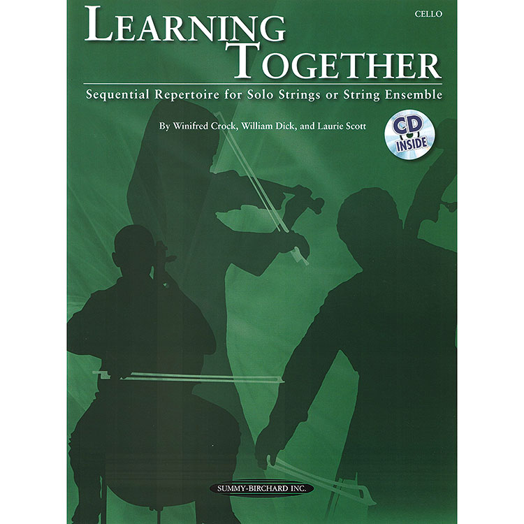 Learning Together, Cello, book/CD; Winifred Crock, William Dick & Laurie Scott (Alf)