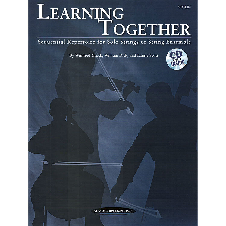 Learning Together, Violin, book/CD; Winifred Crock, William Dick & Laurie Scott