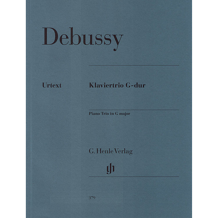 Piano Trio no. 1 in G Major (urtext); Claude Debussy (G. Henle Verlag)