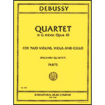 String Quartet in G Minor, op. 10; Claude Debussy (International)