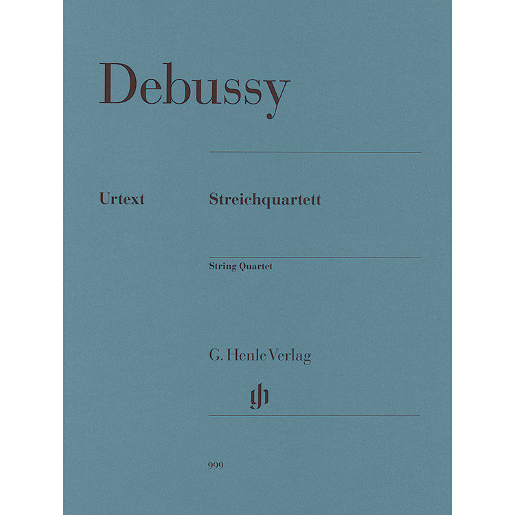 String Quartet in G Minor (urtext); Claude Debussy (G. Henle Verlag)