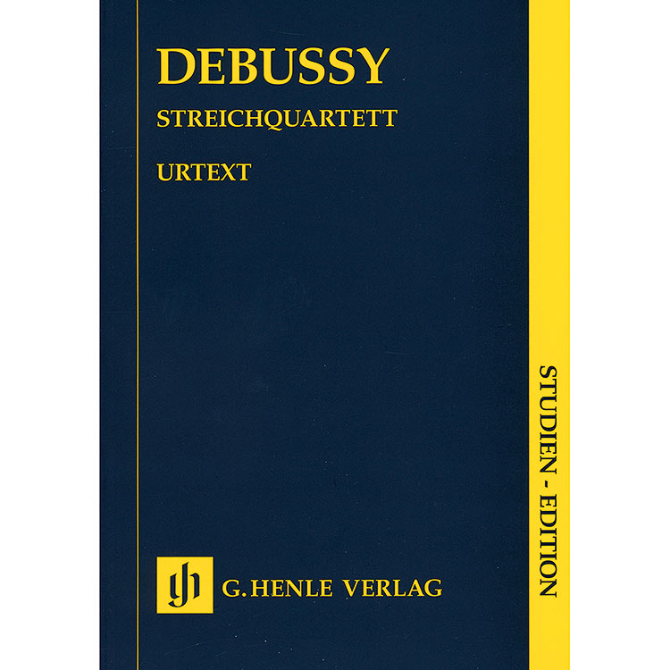 String Quartet in G Minor, study score (urtext); Claude Debussy (G. Henle Verlag)