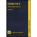 String Quartet in G Minor, study score (urtext); Claude Debussy (G. Henle Verlag)