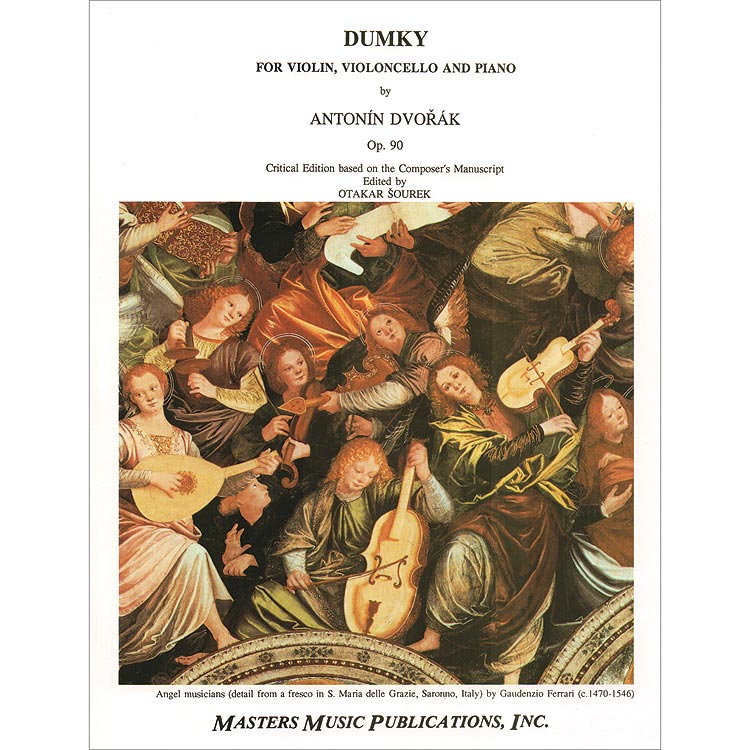 Piano Trio, op. 90 "Dumky" (critical edition); Antonin Dvorak (Masters Music)