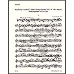 String Quartet no. 2 in B-flat major, B. 17, parts (urtext); Antonin Dvorak (Barenreiter Verlag)