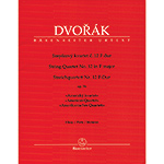 String Quartet in F major, (American), opus 96 (urtext); Antonin Dvorak (Barenreiter)