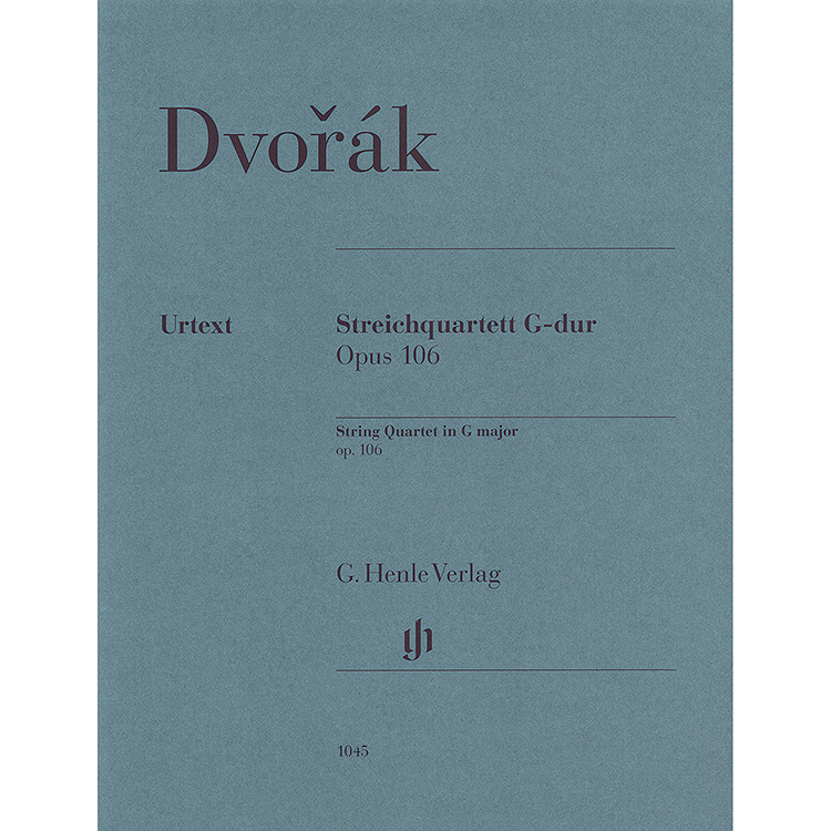 String Quartet in G Major, Op.106; Antonin Dvorak (G. Henle Verlag)