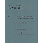 Terzetto in C major, op.74, for two violins and viola; Antonin Dvorak (Henle)