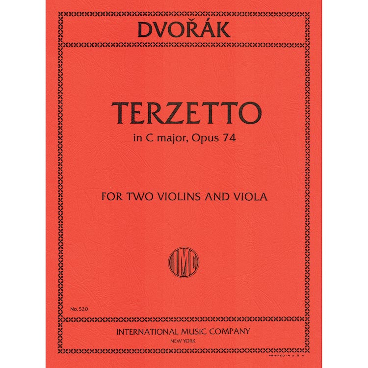 Terzetto in C Major, op. 74, 2 violins/viola; Dvorak (Int)
