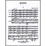 Piano Quintet in A Minor, Op. 84; Elgar (Novello)