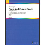 Pomp and Circumstance, op. 39/1 for string quartet with double bass ad lib, score and parts; Edward Elgar (Edition Schott)