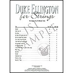 Duke Ellington for string quartet or orchestra (arr. Zinn), all parts and score; Duke Ellington