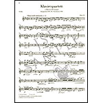 Piano Quartet No. 1 in C minor, Op.15, score and parts; Gabriel Faure (Hen)