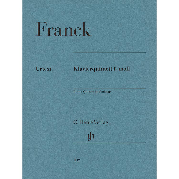 Piano Quintet in F minor, score and parts; Cesar Franck (Henle)