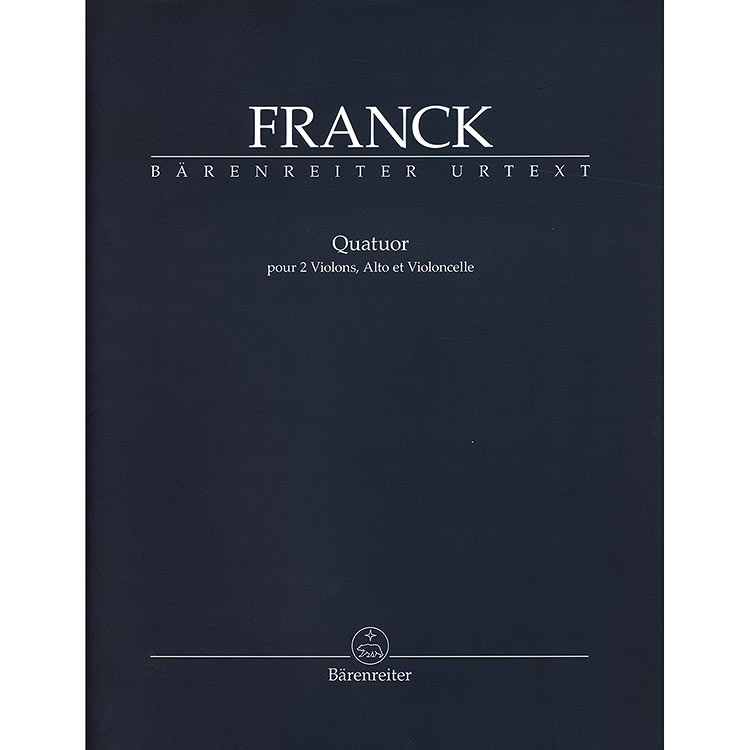 String Quartet in D Major (urtext), parts; Cesar Franck