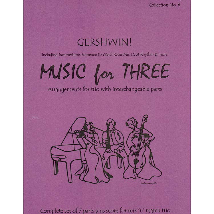Music for Three, George Gershwin: parts/piano/score (Last Resort Music)