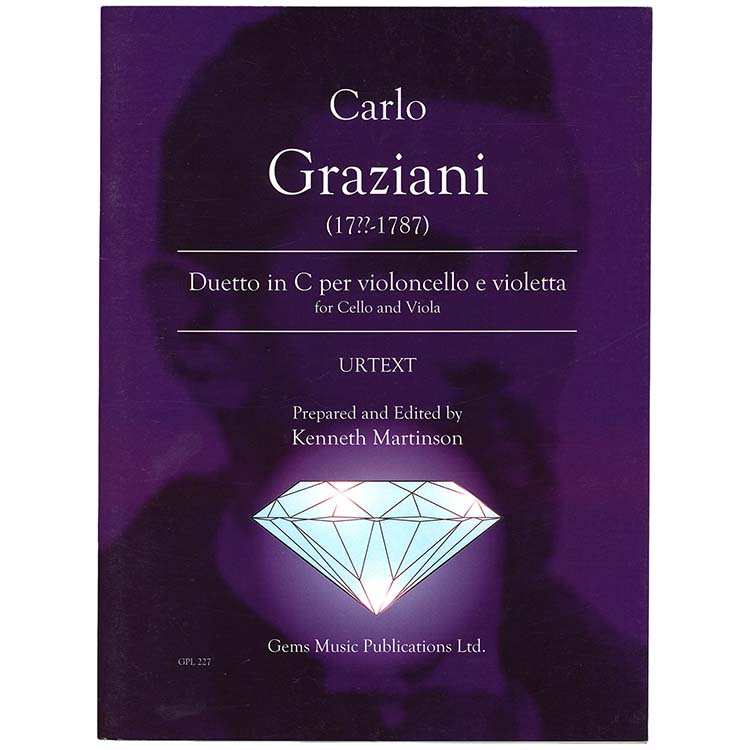 Duetto in C for cello and viola; Carlo Graziani (Gems Music Publications)