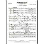Three Spirituals for string trio (parts and score); Adolphus Hailstork
