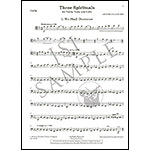 Three Spirituals for string trio (parts and score); Adolphus Hailstork