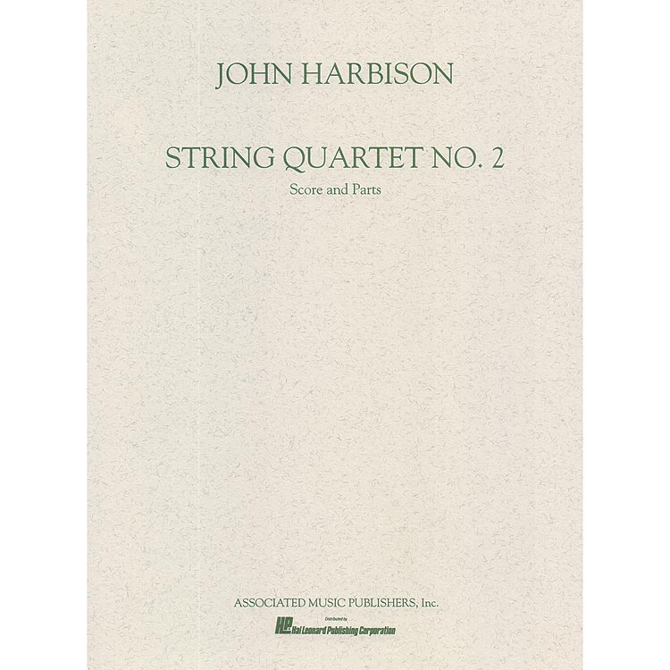 String Quartet no. 2, Score & Parts; Harbison (AMP)