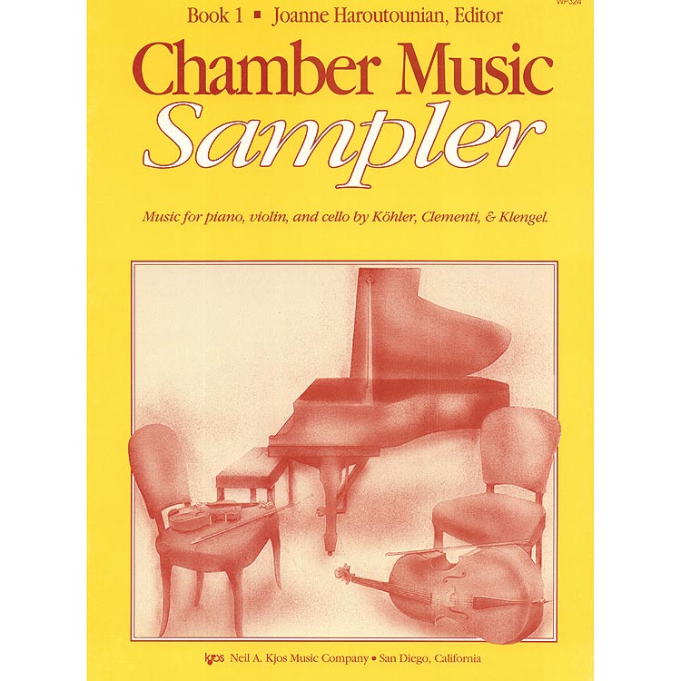 Chamber Music Sampler, book 1 (violin,cello,piano); Various (NKM)