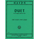 Duet in D Major, Hob.VI:D1 for violin and cello (parts); Joseph Haydn