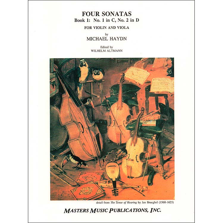 Four Sonatas, Book 1: No. 1 in C, No. 2 in D, for Violin and Viola by Michael Haydn