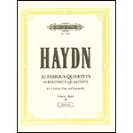 String Quartets (30) volume 2: 16 Famous; Joseph Haydn (Peters)