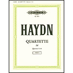 String Quartets, volume 4 (33); Joseph Haydn (C. F. Peters)
