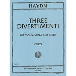 Three Divertimenti (violin, viola, cello); Haydn (Int)