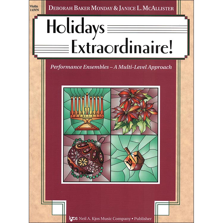 Holidays Extraordinaire! 2 Violins; Monday/McAllister
