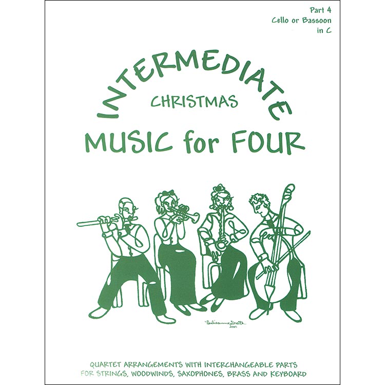 Intermediate Music for Four, Christmas, cello part (Last Resort)