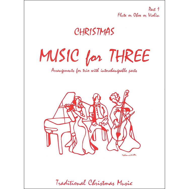Christmas Music for Three, 1st violin part (Last Resort)
