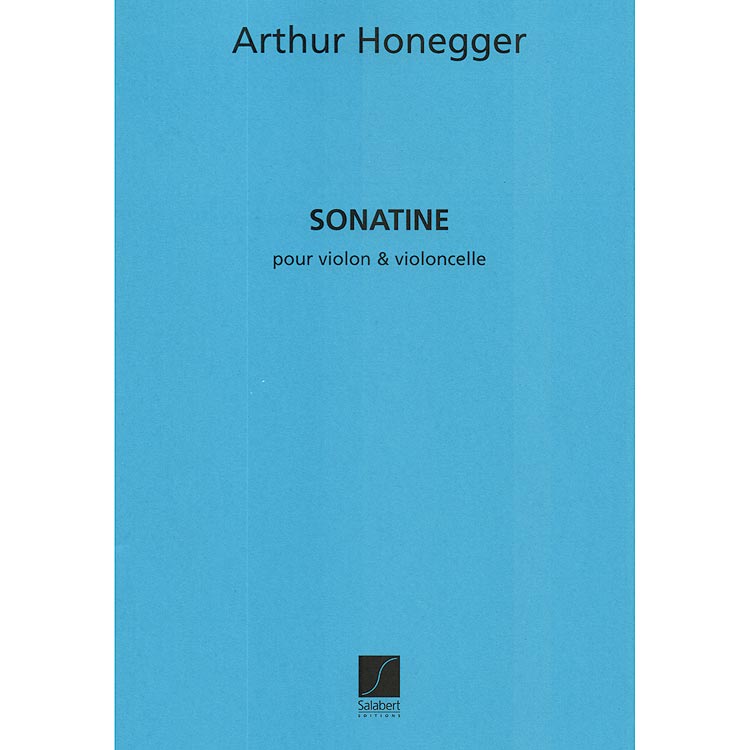 Sonatina for Violin and Cello; Honegger (Salabert)