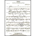 Piano Trio for Violin, Cello & Piano; Ives (Peer)