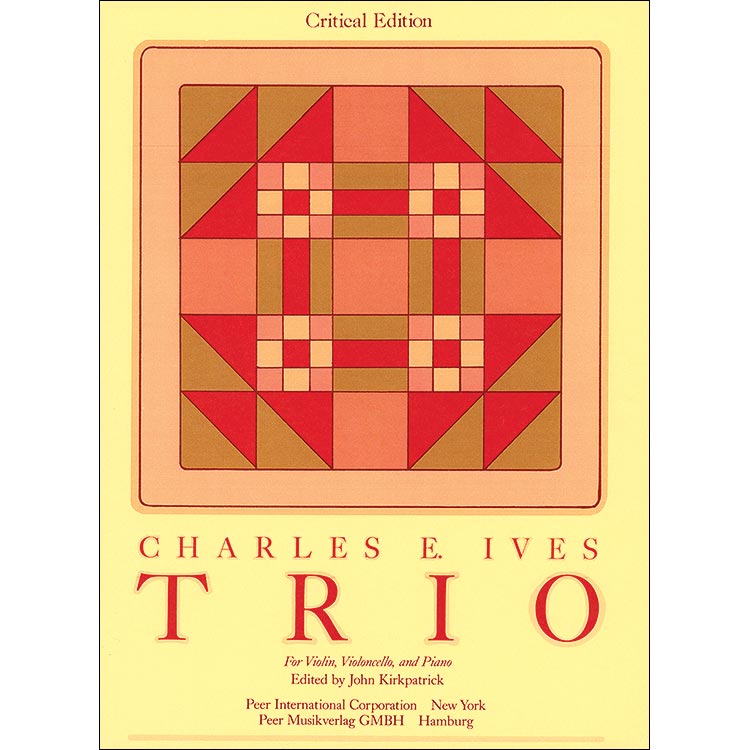 Piano Trio for Violin, Cello & Piano; Ives (Peer)