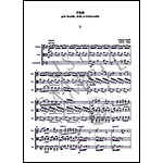 String Trio for violin, viola, and cello, score and parts; Gideon Klein (Bote and Bock)